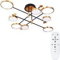 Люстра Artelamp Holly Белая Полированная медь Черная арт-A1364PL-8PB — фото 2, Люстры