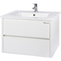 Тумба под раковину Bellezza Лоренцо 80 подвесная Белая арт-4639113270015 — фото 1, Тумбы под раковину