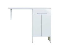 Тумба с раковиной Orange Optima 120 Белый глянец арт-OPD-120TUW+RAR — фото 1, Тумбы с раковиной