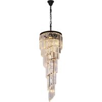 Люстра Divinare Charlotte Прозрачная Черная арт-3011/01 SP-11 — фото 1, Люстры