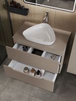 Тумба с раковиной Orange Line 80 подвесная Латте матовый арт-Li-80TuLMDF+B07-500W — фото 4, Тумбы с раковиной