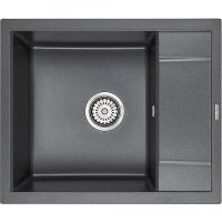 Кухонная мойка Paulmark Flugen 50-600 Графит арт-PM216050-DG — фото 1, Кухонные мойки