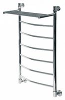 Водяной полотенцесушитель Ника Arc с полкой Хром арт-ЛД ВП 100/50 — фото 2, Водяные полотенцесушители