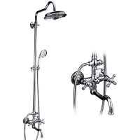 Душевая система Gappo G89 Хром арт-G2489 — фото 3, Душевые стойки