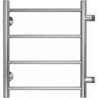 Водяной полотенцесушитель Terminus Аврора П4 400х500 бп320 Хром, боковое подключение, G 1" НР арт-4670078529855 — фото 2, Водяные полотенцесушители