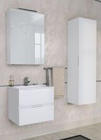 Тумба с раковиной Aquanet Алвита 60 подвесная Белый глянец арт-213095 — фото 7, Тумбы с раковиной