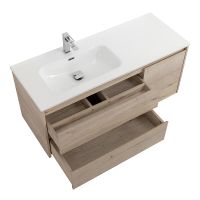 Тумба под раковину BelBagno Kraft 120 L подвесная Rovere Galifax Bianco арт-KRAFT-1200-2C-1A-SO-RGB-L — фото 4, Тумбы под раковину