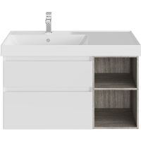 Товар: Тумба под раковину Kerama Marazzi Cubo 90 L CUB.90Lh\WHT.M подвесная Белая матовая Дерево арт-CUB.90Lh\WHT.M - фото 1 Тумба под раковину Kerama Marazzi Cubo 90 L CUB.90Lh\WHT.M подвесная Белая матовая Дерево арт-CUB.90Lh\WHT.M — фото 1, Тумбы под раковину
