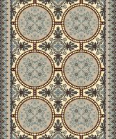 Фреска Ortograf Arabesque 33454 Фактура бархат FX Флизелин (3*3,6) Желтый/Бежевый/Бирюзовый, Орнамент арт-33454 (бархат FX) — фото 2, Фрески