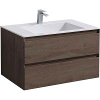 Товар: Тумба под раковину Vincea Luka 80 подвесная R.Oak арт-VMC-2L800RO - фото 2 Тумба под раковину Vincea Luka 80 подвесная R.Oak арт-VMC-2L800RO — фото 2, Тумбы под раковину