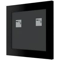 Зеркало Evoform Definite 63x63 в багетной раме - Махагон с орнаментом 50 мм арт-BY 3643 — фото 4, Зеркала в ванную комнату