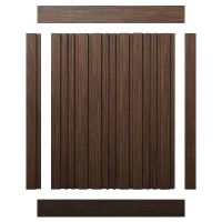 Финишный молдинг HIWOOD 2700x31x12 мм арт-LF124B BR396 — фото 2, Панели