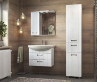 Тумба под раковину Vigo Diana 70 подвесная Белая арт-tp.DIA.BAL.70.2Y — фото 5, Тумбы под раковину