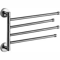 Полотенцедержатель Haiba поворотный Хром арт-HB114 — фото 1, Полотенцедержатели