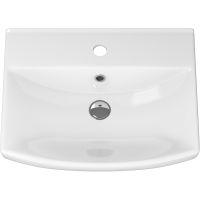 Тумба с раковиной Misty Сканди 50 подвесная Белый Дуб крафт золотой Антрацит арт-УТ000023182 — фото 6, Тумбы с раковиной