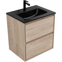 Тумба под раковину Aquanet Милан 60 подвесная Дуб светлый арт-336382 — фото 6, Тумбы под раковину