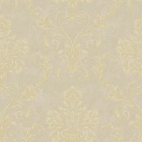 Обои Bernardo Bartalucci Carnazza Винил на флизелине (1,06*10) Бежевый, Дамаск арт-5055-5 — фото 1, Обои для стен