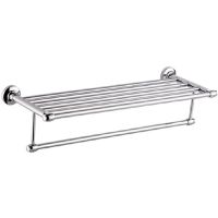 Полка для полотенец CeramaLux Bianco Хром арт-52010 — фото 1, Полки для полотенец