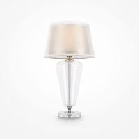Настольная лампа Maytoni Table Floor Verre Белая Прозрачная Хром арт-Z005TL-01CH — фото 3, Настольные лампы
