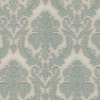 Обои Zambaiti Parati Trussardi VI Винил на флизелине (1,06*10,05) Серый/Зеленый, Дамаск арт-46015 — фото 1, Обои для стен