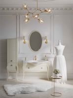 Тумба под раковину Clarberg Borgia 115 Слоновая кость Патина золото арт-BOR0111BG — фото 4, Тумбы под раковину