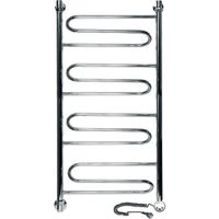 Электрический полотенцесушитель Ника Curve ЛZ Эл. 100x50 Хром арт-ЛЗ 100/50 прав — фото 1, Электрические полотенцесушители