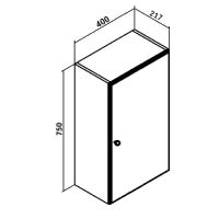 Товар: Подвесной шкаф Runo Кредо 40 Белый арт-00-00001149 - фото 3 Подвесной шкаф Runo Кредо 40 Белый арт-00-00001149 — фото 3, Шкафы для ванной