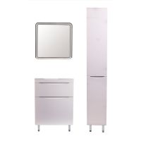 Тумба под раковину Style Line Бергамо 70 Белая антискрейтч арт-СС-00002310 — фото 5, Тумбы под раковину