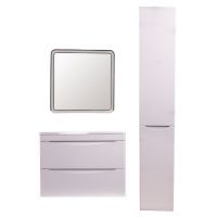 Тумба под раковину Style Line Бергамо 70 подвесная Белая антискрейч арт-СС-00002320 — фото 5, Тумбы под раковину