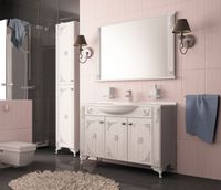 Зеркало Mixline Людвиг 105 Патина серебро арт-527485 — фото 2, Зеркала в ванную комнату