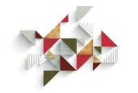 Фреска Ortograf Forma 32650 Фактура бархат FX Флизелин (4*2,7) Белый/Разноцветный, Геометрия/Абстракция арт-32650 (бархат FX) — фото 2, Фрески