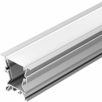 Профиль алюминиевый Arlight встраиваемый Серебристый арт-027887 — фото 1, Профили для светодиодных лент