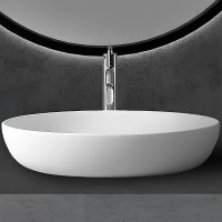 Раковина-чаша Abber Stein 60 Белая матовая арт-AS2619 — фото 2, Раковины накладные