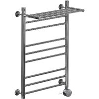 Электрический полотенцесушитель Ника Classic ЛП (Г2) ВП 80/60 с полкой Хром арт-ЛП Г2 ВП 80/60 прав — фото 1, Электрические полотенцесушители