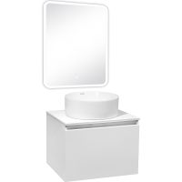 Товар: Тумба под раковину Runo Бари 60 подвесная Белая арт-00-00001473 - фото 15 Тумба под раковину Runo Бари 60 подвесная Белая арт-00-00001473 — фото 15, Тумбы под раковину