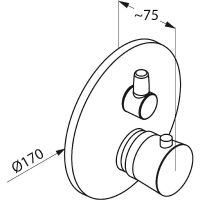Товар: Душевая система Kludi Zenta с термостатом Хром арт-388320545 - фото 7 Душевая система Kludi Zenta с термостатом Хром арт-388320545 — фото 7, Встраиваемые душевые комплекты