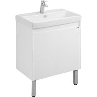 Тумба под раковину Aquaton Сканди Doors 70 Белая арт-1A278901SD010 — фото 1, Тумбы под раковину