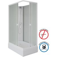 Товар: Душевая кабина Niagara Promo 100x80 без гидромассажа арт-P100/80/26Q/MT/BK - фото 2 Душевая кабина Niagara Promo 100x80 без гидромассажа арт-P100/80/26Q/MT/BK — фото 2, Душевые кабины