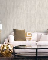 Обои Prima Italiana Colomba Винил на флизелине (1,06*10) Серый/Золото, Рогожка арт-80641 — фото 2, Обои для стен