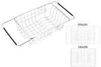 Сушка для посуды ZorG Master Нержавеющая сталь арт-ZM 05 — фото 5, Сушилки для кухонных моек