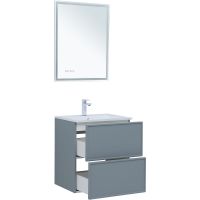 Товар: Тумба под раковину Aquanet Арт 60 подвесная Мисти грин арт-313274 - фото 9 Тумба под раковину Aquanet Арт 60 подвесная Мисти грин арт-313274 — фото 9, Тумбы под раковину