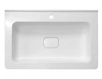 Раковина Эстет Каре Люкс 70 Белая арт-ФР-00006050 — фото 2, Раковины встраиваемые сверху