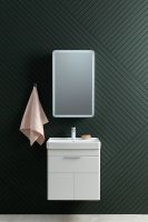 Тумба под раковину Aquanet Ирис new 50 подвесная Белый глянец арт-310147 — фото 14, Тумбы под раковину