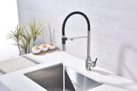 Смеситель для кухни Paulmark Magneto One Брашированная сталь арт-Ma213188-BS — фото 4, Смесители для кухни