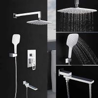 Душевая система Gappo Futura Белый Хром арт-G7117-8 — фото 2, Встраиваемые душевые комплекты