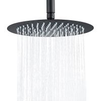 Верхний душ Berges Ventas R Black Черный матовый арт-074004 — фото 3, Верхние души