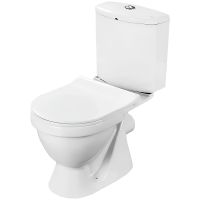 Унитаз компакт Santek Алькор с бачком и сиденьем Микролифт арт-1WH501835 — фото 1, Напольные унитазы