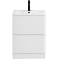 Тумба под раковину BelBagno 70 Bianco Lucido арт-ALBANO-700-2C-PIA-BL — фото 1, Тумбы под раковину