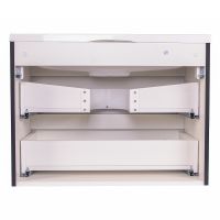 Тумба под раковину Style Line Бергамо 70 подвесная Черная антискрейч арт-СС-00002321 — фото 4, Тумбы под раковину