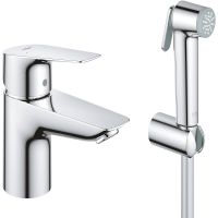 Смеситель для раковины Grohe BauEdge с гигиеническим душем Хром арт-23757001 — фото 1, Смесители для раковины